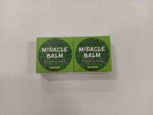 lot 13163 image: 2 Packs Miracle Balm Soothing and Healing 1oz