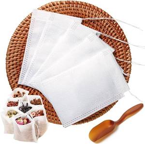 lot 13167 image: 1000pcs Disposable Tea Bags for Loose Leaf Tea, Disposable Small Mesh Bags for Cooking, Loose Tea, Coffee, Spice, Herbs