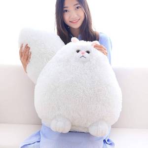 lot 13268 image: Winsterch Giant Cat Stuffed Animal,Big Stuffed Animal 20 Inches Plush Cat Animal Baby Doll Birthday Gifts for Kids,Boys,Girls,Large Fluffy White Stuffed Cat Plush Toy