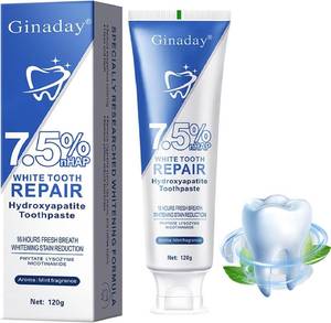 lot 13368 image: Hydroxyapatite Toothpaste, Deep Cleaning Care Oral Health for Enamel Protection and Tooth Strengthening Fresh Breath. (1Pcs)