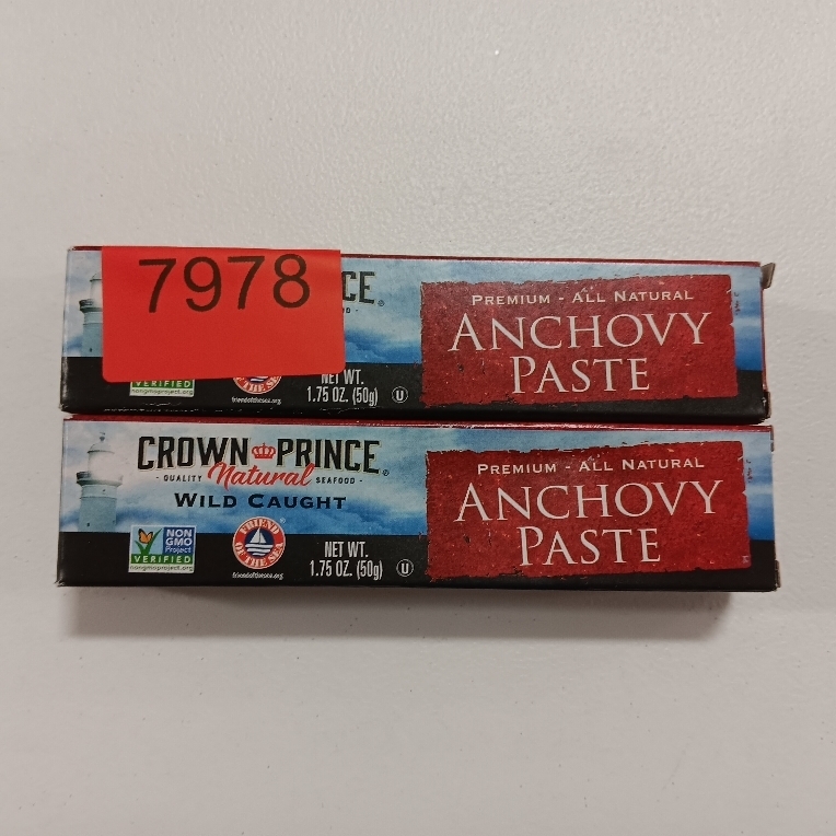lot 7978 image: 2 Pack Crown Prince Anchovy Paste, 1.75 oz