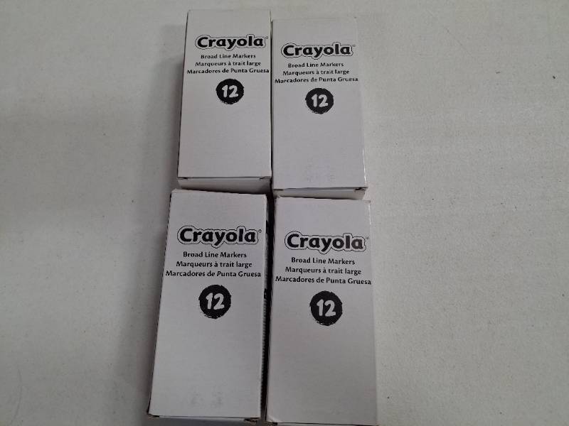 lot 8567 image: Crayola Bulk Ultra-clean Washable Conical Tip 58-7800-040 - YELLOW