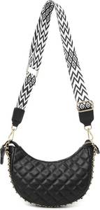 lot 13414 image: myfriday Leather Crossbody Hobo Bag for Women Lightweight Crescent Travel Sling Shoulder Bag with Removable Strap