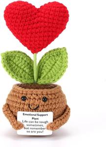 lot 38523 image: Appreciation Gift, Lovely Crochet Doll with Card, Positive Reminder Gift for Women, Men   Birthday, Christmas, Thank You Present for Coworker, Best Friend, Mom, Sister, Teacher