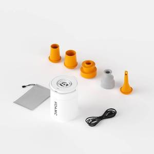lot 38285 image: Portable Air Pump with Camping Light, Ultra-mini Pump with 1500mAh Battery Rechargeable USB, 5kPa Air Pump for Inflatables,Magnetic Design Tiny Pump for Sleeping Pads, Vacuum Storage Bags
