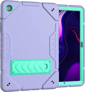 lot 38300 image: Case for New Samsung Galaxy Tab A9  A9 Plus 11 inch 2023 (SM-X210X216X218), Heavy Duty Shockproof Rugged Galaxy A9 Tablet Protective Cover with Kickstand and Strap for Kids (Purple)
