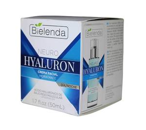 lot 38323 image: Bielenda Neuro Hyaluron Hydrating Face Cream, 1.7 Oz. Day and Night.