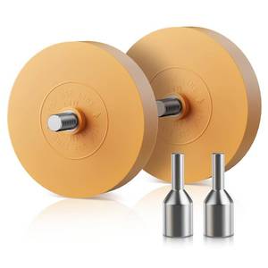 lot 38597 image: 1PCS Adhesive Remover Wheel - Rubber Eraser Wheel for Drill, Decal and Sticker Remover Tool for Cars, for Emblem and Tape