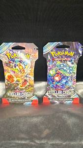 lot 4 image: New old stock Pokemon Stellar Crown Booster Packs Set of 2