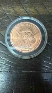 lot 34 image: Apocalypse Zombie Themed Copper Rounds Set