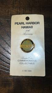 lot 47 image: Pearl Harbor Hawaii 50th Anniversary Commemorative Pin