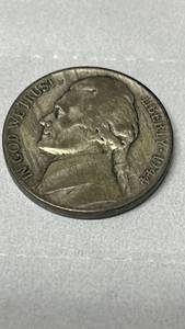 lot 57 image: 1944 Jefferson Nickel Five Cent Coin