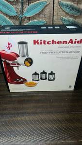 lot 63 image: KitchenAid Fresh Prep Slicer Shredder Stand Mixer Attachment