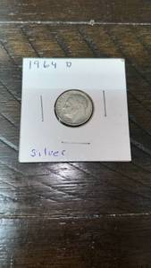lot 85 image: 1964 D Roosevelt Silver Dime