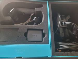 lot 89 image: HTC Vive VR Headset System with Controllers and Base Stations