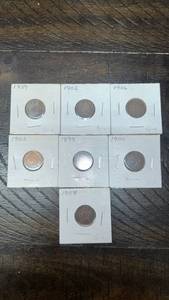 lot 99 image: Indian Head Penny Collection Late 1800s Early 1900s