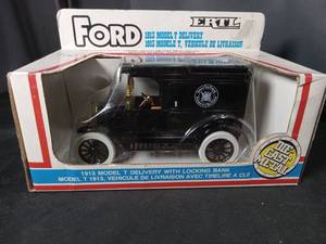 lot 4936 image: ERTL Ford 1913 Model T Delivery Truck Die-Cast Metal Bank