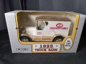 ERTL 1923 IGA Hometown Proud Truck Bank Die-Cast Model