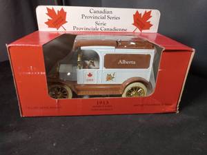 lot 40752 image: Canadian Provincial Series 1913 Model T Ford Alberta Die Cast Car