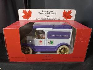 lot 40753 image: Canadian Provincial Series 1913 Model T Ford New Brunswick Die-Cast Metal Replica