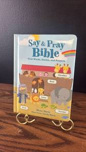 lot 5450 image: Say & Pray Bible - First Words Stories and Prayers Childrens Book