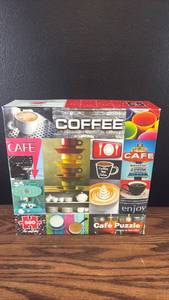 lot 5474 image: Coffee Cafe Themed 500 Piece Jigsaw Puzzle