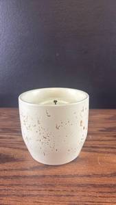 lot 5483 image: Hearth & Hand with Magnolia Marine Moss Scented Ceramic Candle Jar