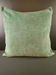 lot 5489 image: Green Textured Throw Pillow