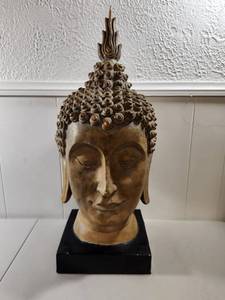 Buddha Head Sculpture 22" Tall