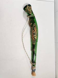 lot 88 image: Barsottini Vino Rosso Decorative Wine Bottle with Gold Scrollwork