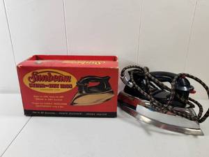 lot 180 image: Sunbeam Steam or Dry Iron with Original Box