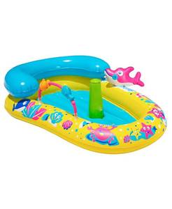 lot 331 image: Banzai Jr. Splash Discovery Activity Center Water Play Set - Multi