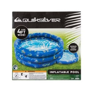 lot 340 image: Quiksilver 3 Ring Inflatable Pool with Basin