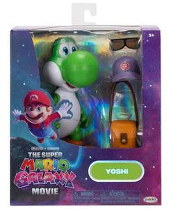 lot 395 image: SUPER MARIO Galaxy Yoshi 5 Action Figure Set - White