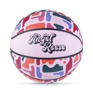 lot 408 image: Angel Reese Signature Basketball 28.5  Outdoor Ball, Size 6