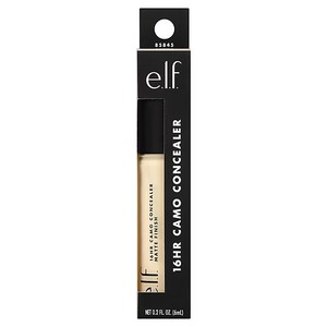 lot 415 image: e.l.f. Cosmetics 0.2 oz. 16HR Camo Concealer in Light Peach