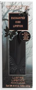 lot 421 image: MAKEUP REVOLUTION Kiss Lipstick, Black Butterfly Ring, 0.12 oz