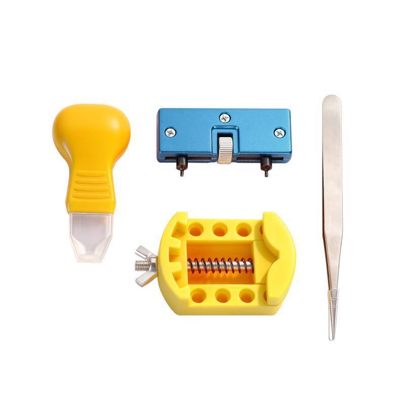 lot 1555 image: Griscrad Watch Battery Replacement Tool Kit with Watch Back Remover Holder, Spring Bar, Tweezers, Watch Repair Tools &amp Kits for Watch Back Removal Battery&nbsp