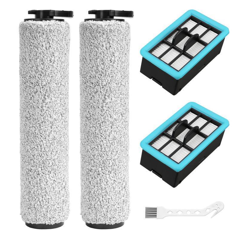 lot 1606 image: RONGJU 3831 Replacement Brushes and Filters for Bissell Crosswave Hard Floor Expert Vacuum 3831 HF2 3845 3847 3848, for Bissell Crosswave Replacement Parts, Accessory Kit No. B0555, 1637755, 1632973&nbsp