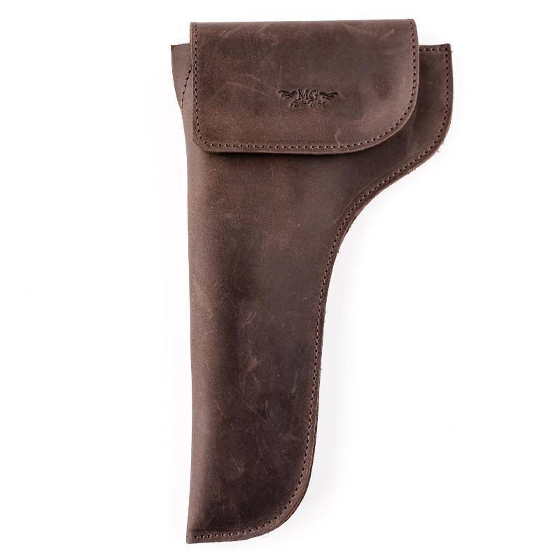 lot 1674 image: AltoTenor Saxophone Neck Pouch made of genuine Crazy Horse Leather by MG Leather Work. Sax Neck Bag, alto tenor saxophone neck holder Saxophone accessories (Tenor, Dark Brown)&nbsp