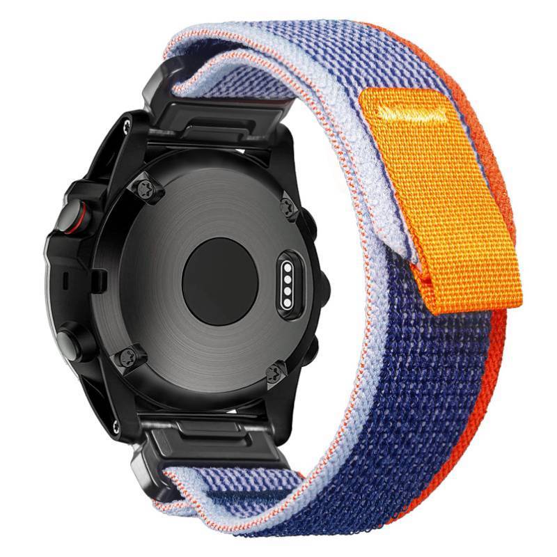 lot 1768 image: Compatible With Garmin, Trail Loop Nylon Sport Band For f�nixForerunnerApproachMARQquatixD2 Series Tough Replacement Band For Men - Retail $20