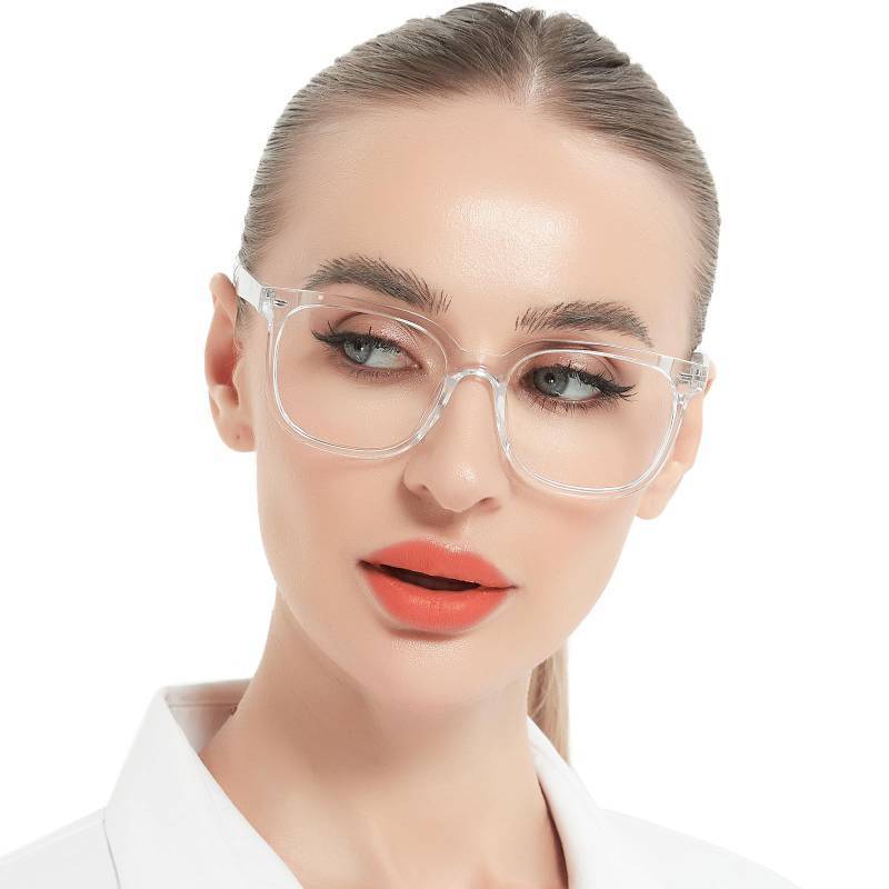lot 1862 image: MARE AZZURO Large Reading Glasses 2.50 Women, Transparent Big Readers 250, Clear Frame Reading Glasses 1.00 1.25 1.50 1.75 2.00 2.25 2.50 2.75 3.00 3.50 - Retail $18