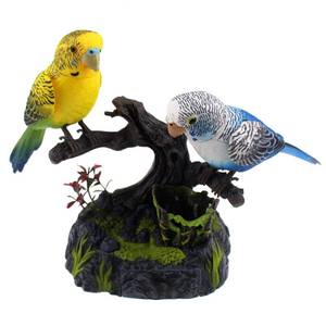 lot 2555 image: Tipmant Talking Parrots Birds Electronic Pets Office Home Decoration Recording & Playback Function Pen Holders Kids Toys Christmas Birthday Gifts - Retail $22
