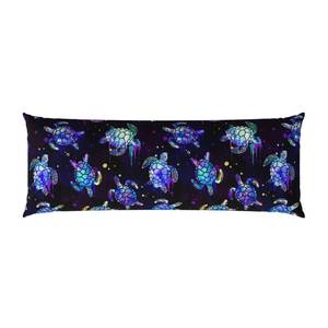 lot 2556 image: Sea Turtles Body Pillow Pillowcase Cover with Hidden Zipper 20x 54 Body Pillow Case Gifts for Women Men Boys Girls - Retail $17