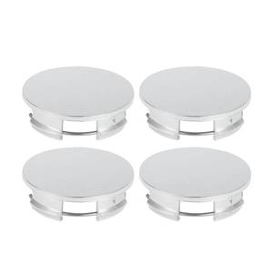 lot 2562 image: Partuto 4 Pcs 57mm 2.24 OD - Universal Car Wheel Hub Center Caps - Car SUV Trucks Auto Hub Covers Scratch Resistant Rustproof - Durable Plastic Chrome Silver Tone - Retail $17