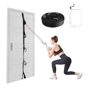 lot 2563 image: Door Anchor for Resistance Bands Exercise Secure Multi Point Anchor Gym for Home Fitness, Portable Workout Resistance Band Door Anchors - Retail $13