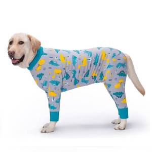 lot 2582 image: Dog Recovery Suit After Surgery Female Male, Medium Large Dog Neuter Shirt Cone Alternatives Prevent Licking Surgical Onesies (Dinosaur, 4XL) - Retail $31