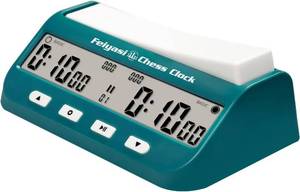 lot 107 image: Feiyasi Digital Chess Clock with Instruction Manual - Retail $22