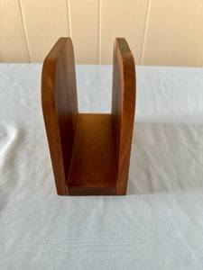 lot 154 image: Wood Napkin Holder StandSee description  - Retail $0
