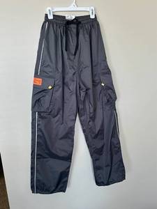 lot 198 image: Rainfreem Gray Cargo Track Pants with Elastic Waist, XS - Retail $0